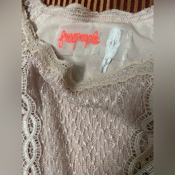 NWT Free People mixed mesh bodycom dress Size S - Picture 7 of 8